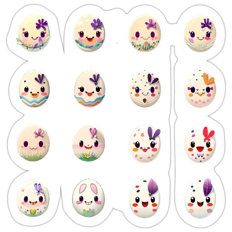 Easter Egg with Face Easter Eggs Character