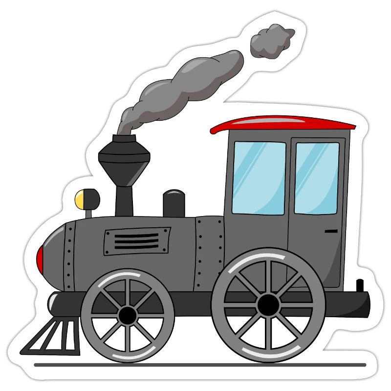 Kinderzug Eisenbahn grau