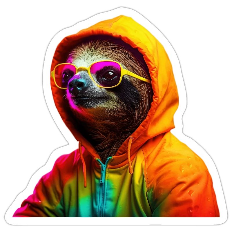 Sloth Sunglasses Cool Sloth Wilderness