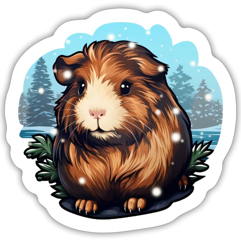 Cochon d’Inde d’hiver