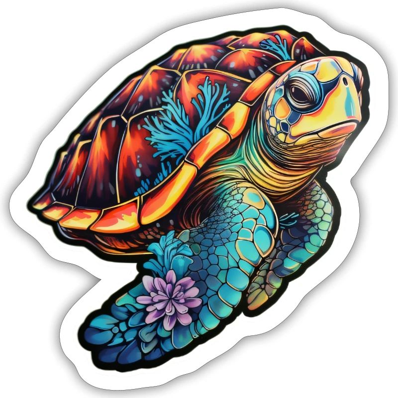 Sea Turtle Psychedelic