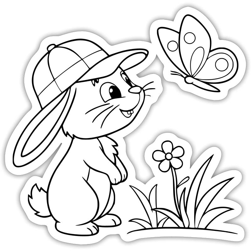 Bunny bunny with cap