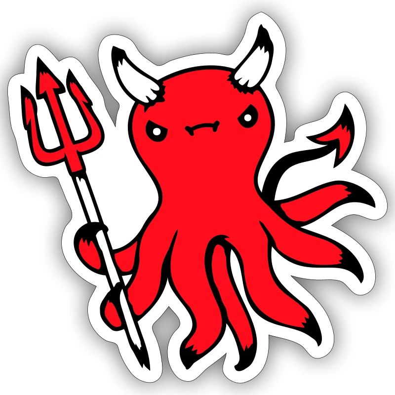 Octopus Devil Hell Satan Evil Purgatory Naughty