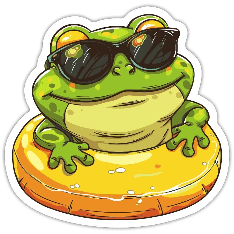 Frog Comic Cool