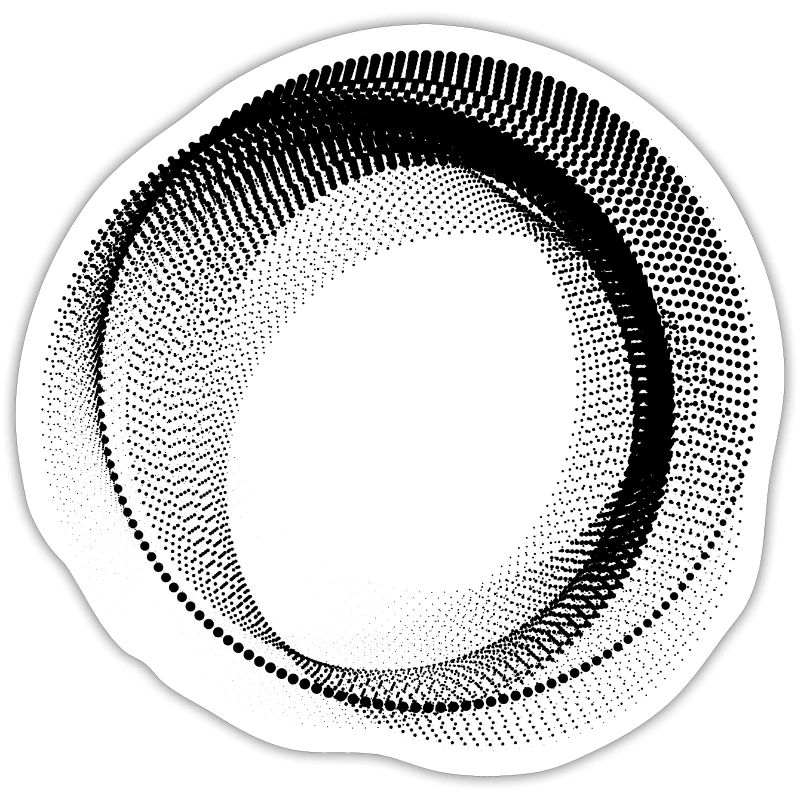 abstract circular shape