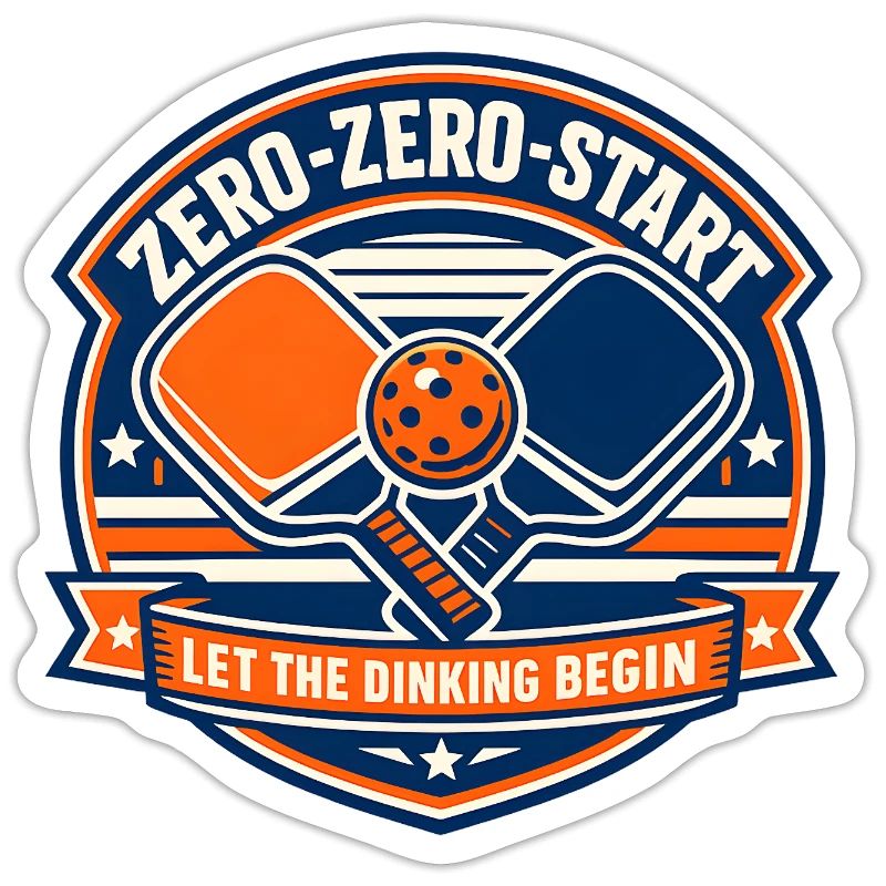 Badge de boisson Zéro-Zéro Départ
