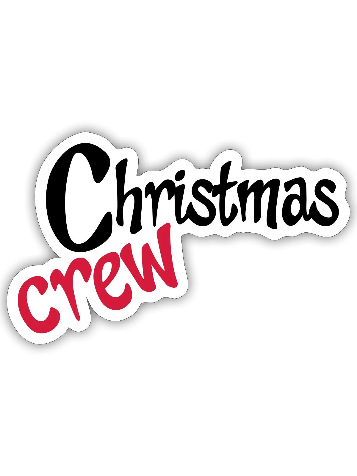 Weihnachten - Sticker Größe S (10 x 10 cm) - Mattweiß - Vorne