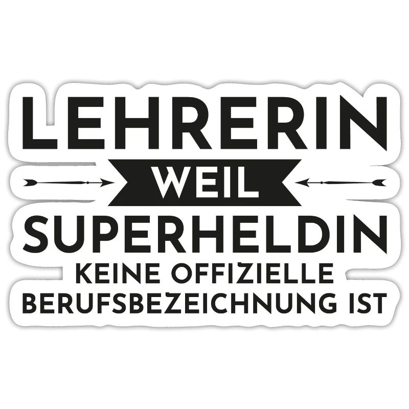 Lehrerin superheldin Geschenk Schule Professor