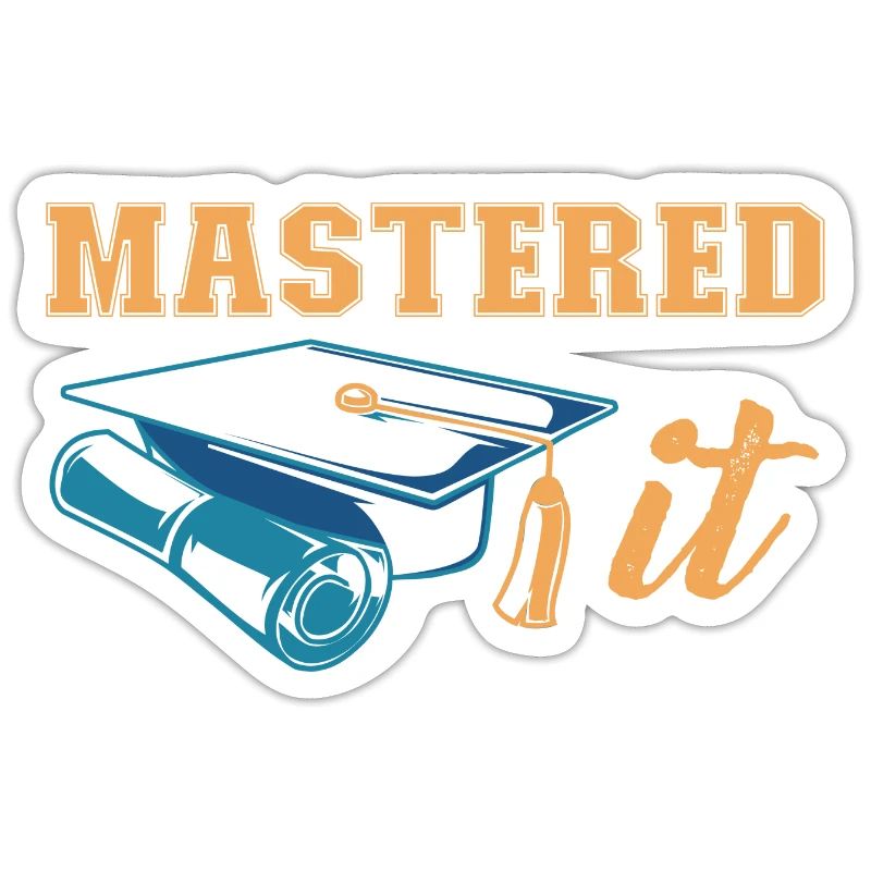 Master-Abschluss Absolvent Graduierung Master Grad