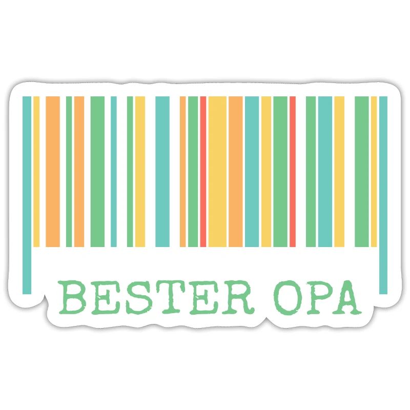 Strichcode Bester Opa