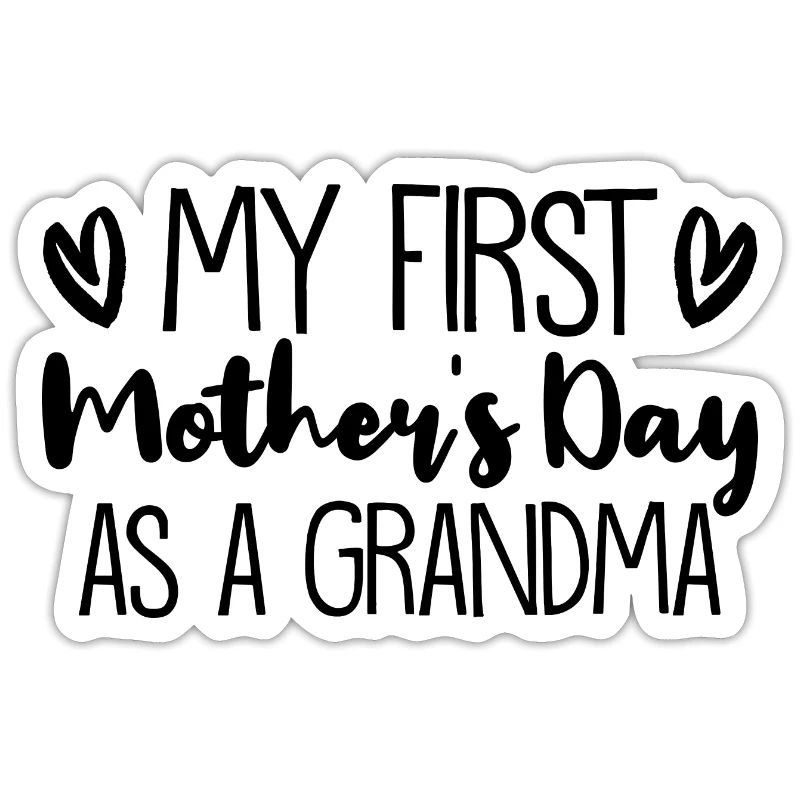 Mein erster Muttertag Oma Neue Großmutter Mutterta