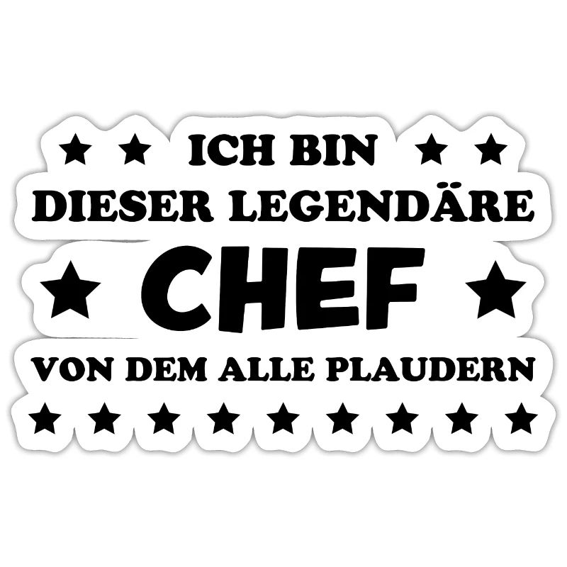 Chef Lustiger Spruch Arbeit Beruf Chef Geschenk