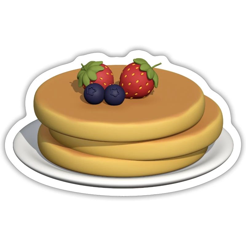 Pancake Stack with Berries