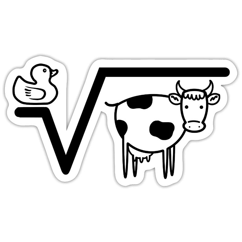 Duck Root Cow N-te Root From Q Math