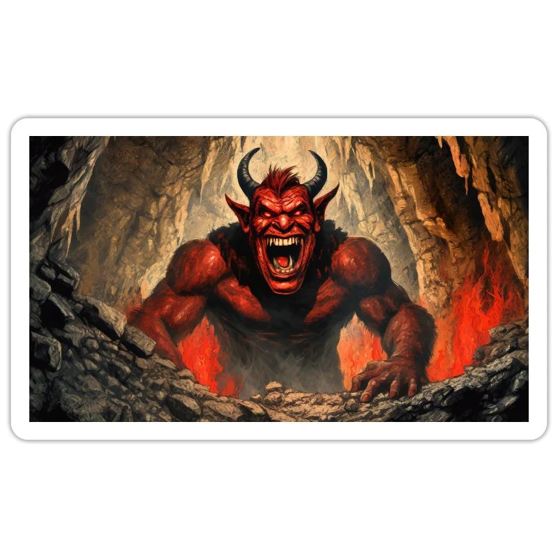 devil evil laugh smile monster dark horror scary