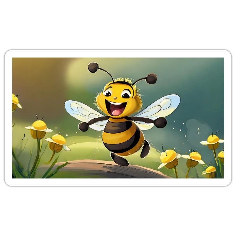 Pun ambiguous expression – HapBee (Happy Bee)