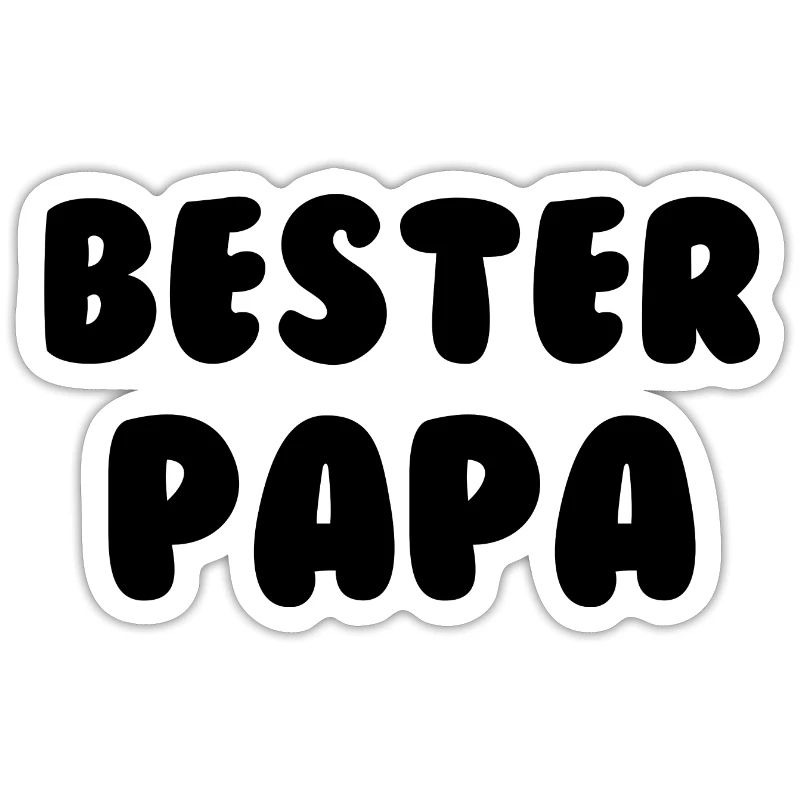 Bester Papa Schwarz