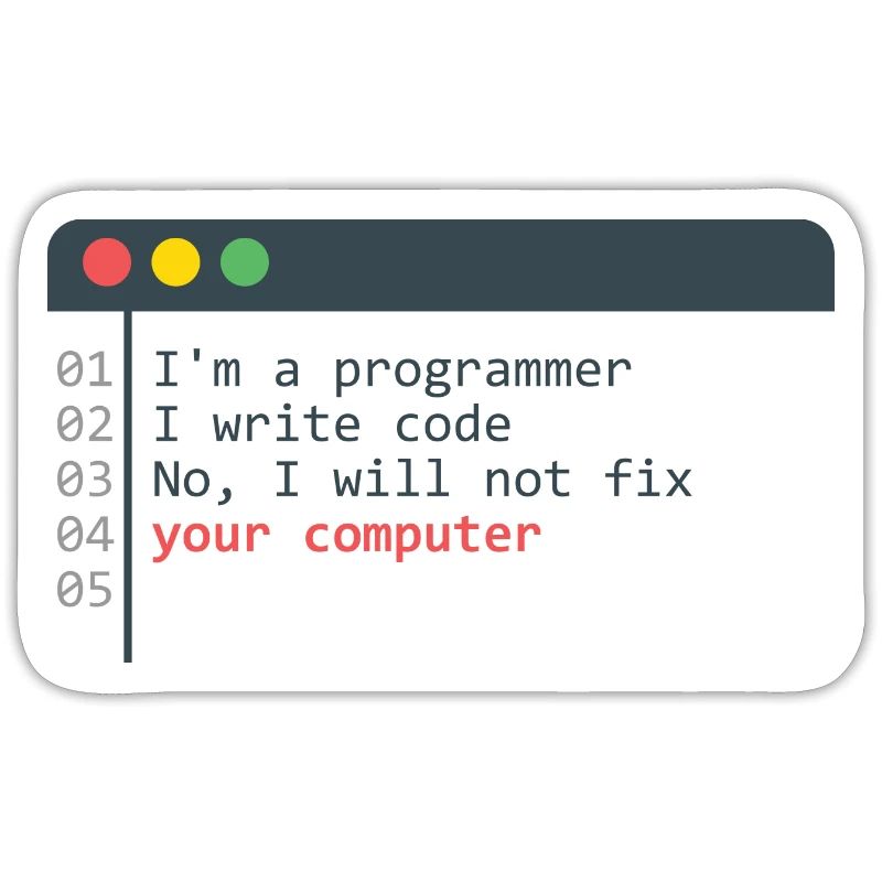 Programmer HTML Computer Coder Coding Programming