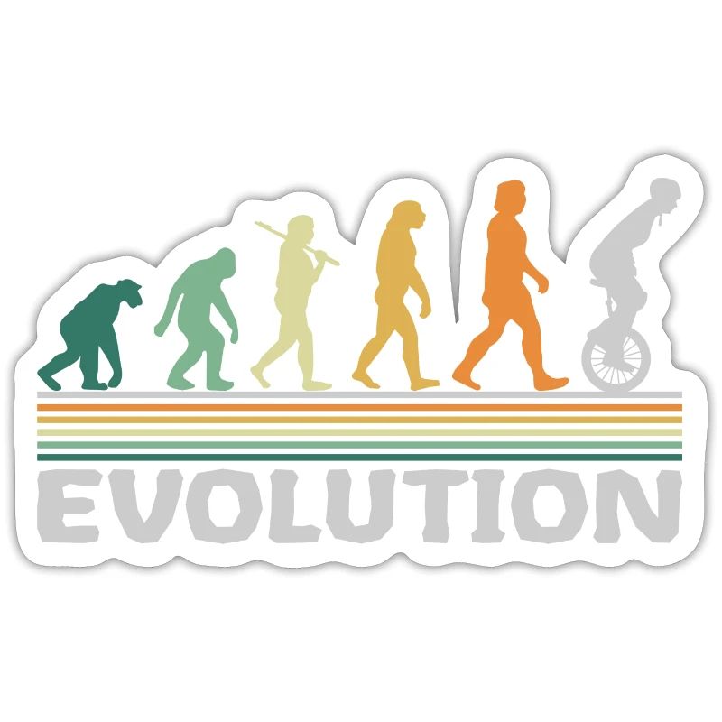 Monocycle cirque artiste évolution rétro drôle