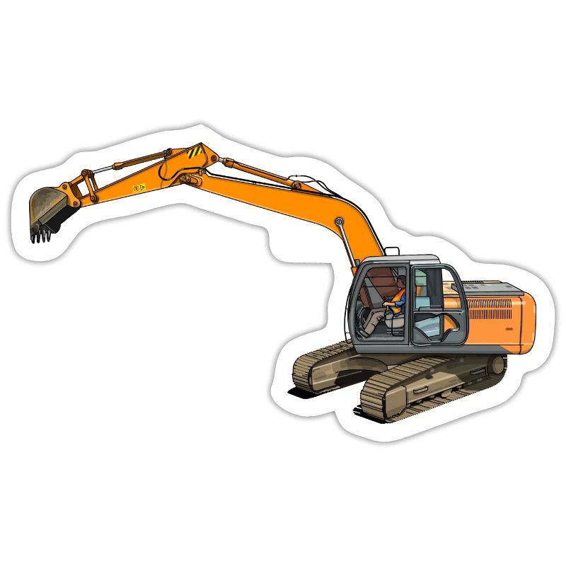 Löffelbagger greift ein