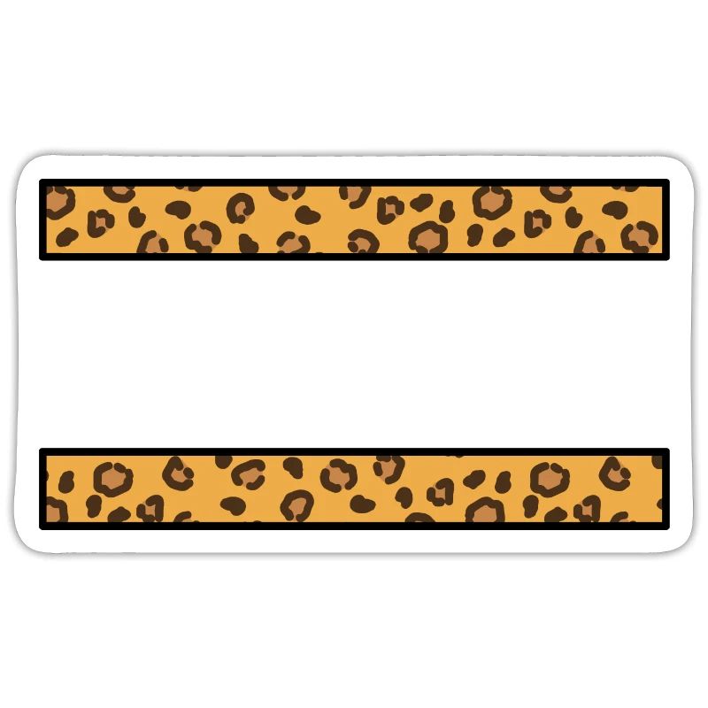 Frame Leopard Pattern