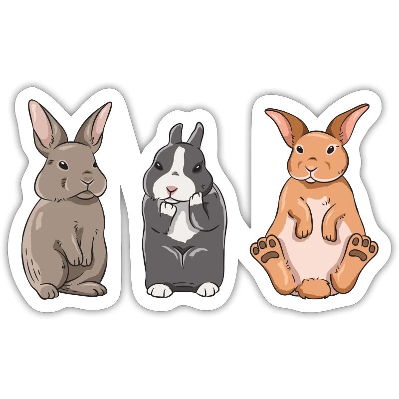 Cute rabbit design for bunny owners