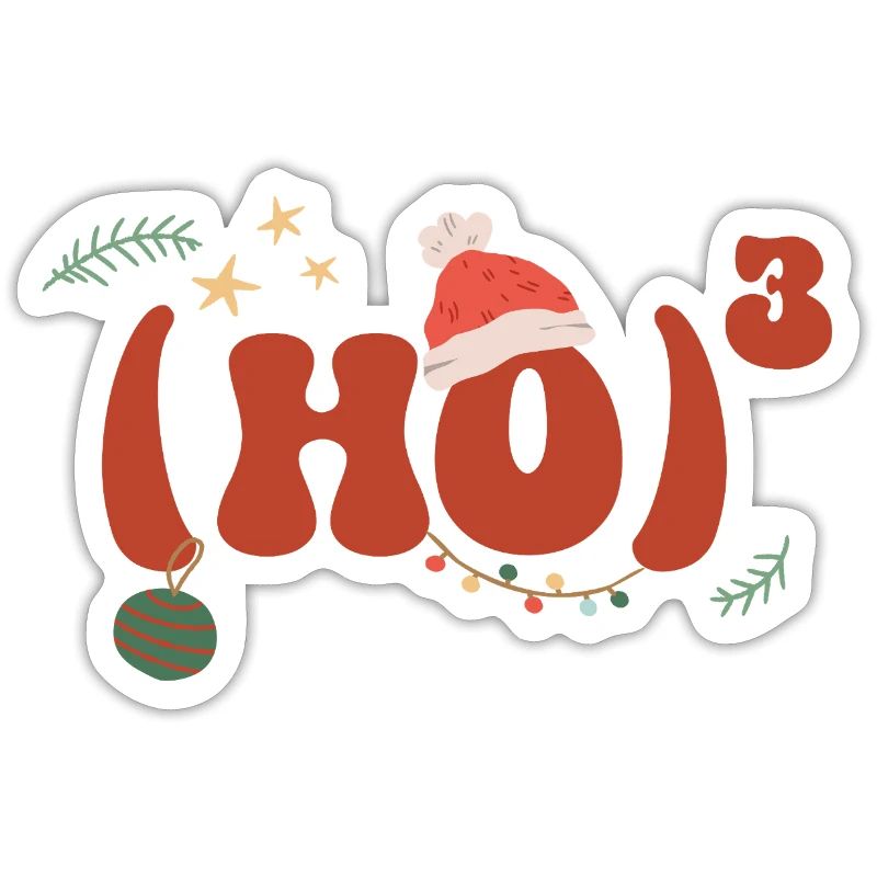 Mathématiques de Noël Hohoho Math Formule Math