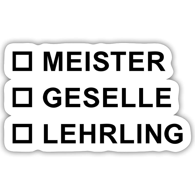 Master Journeyman Apprentice