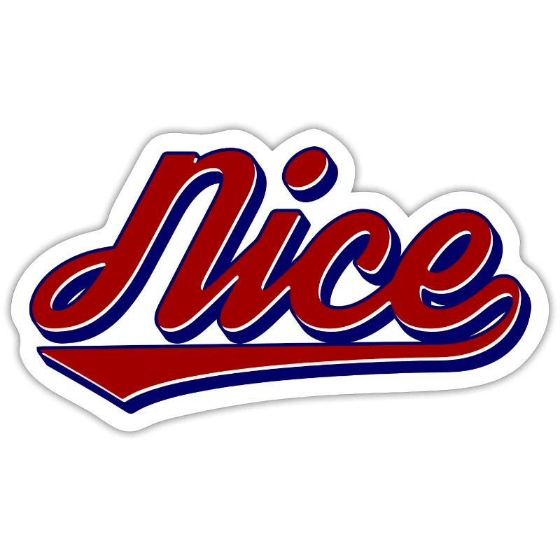 Nice Script Retro Logo Style