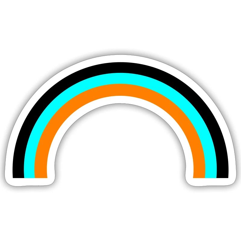 Semicircle / Arc 3-Color VECTOR