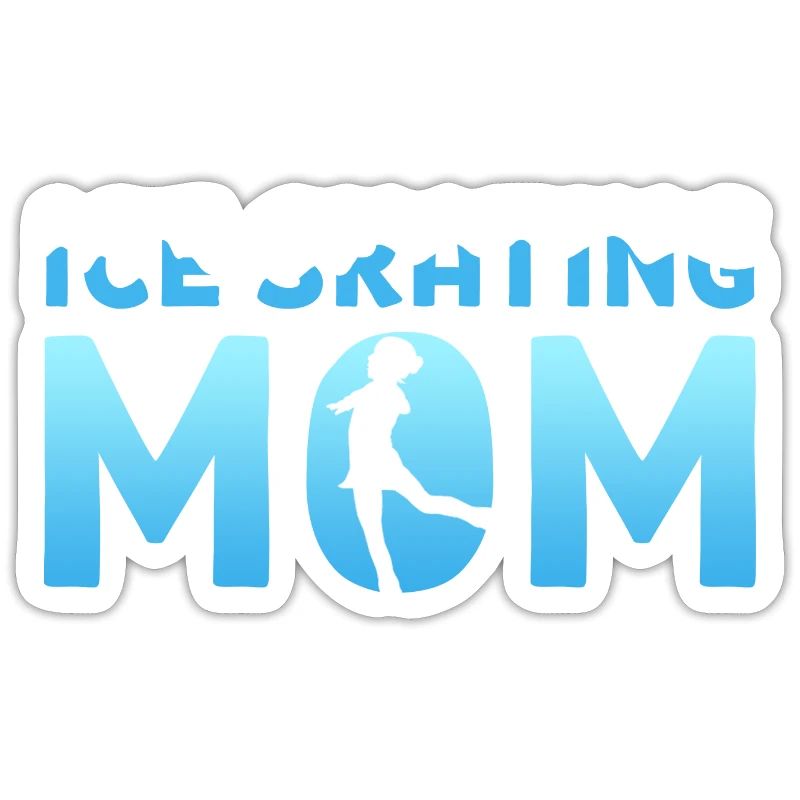 Schlittschuh Eislauf Mutter Mama Muttertag