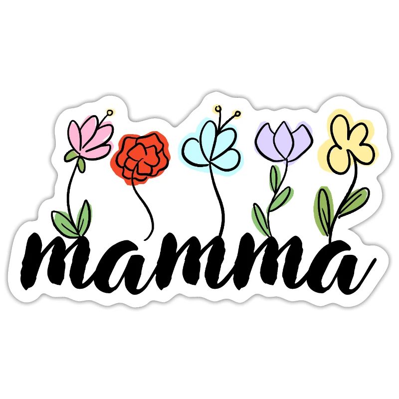 Mamma - Blumen Muttertag Mutter