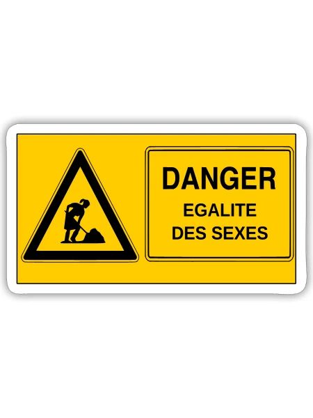 Geschlechtergleichheit - Sticker Größe S (10 x 10 cm) - Mattweiß - Vorne