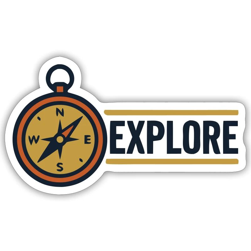 Explore Compass Discover Text