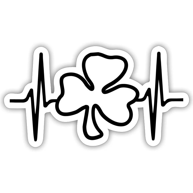 Trèfle trèfle Cloverleaf Saint-Patrick