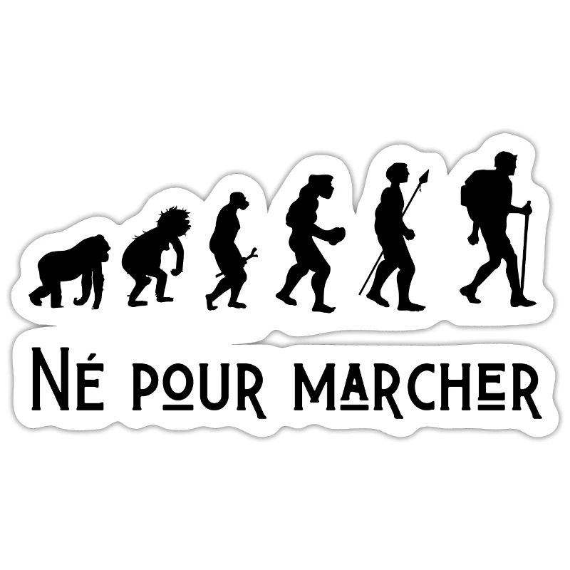 né pour marcher évolution