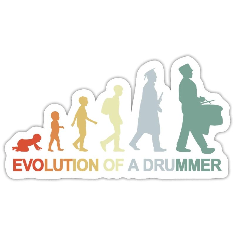 Vintage drummer Evolution