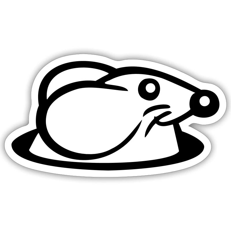 Mouse Ground Hole Mouse Hole Peeps Cute Funny Comic
