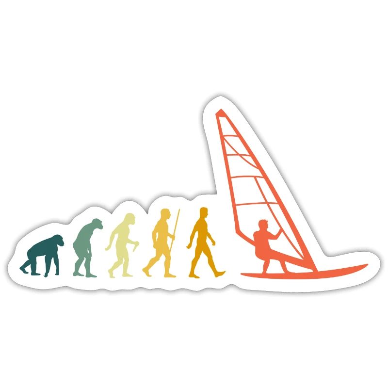Windsurfen Evolution Retro Windsurfer Windsurfing