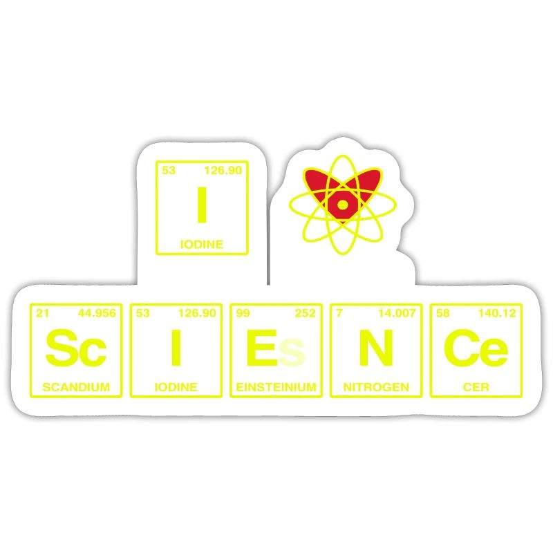 I LOVE SCIENCE - Système de perdiode d’éléments