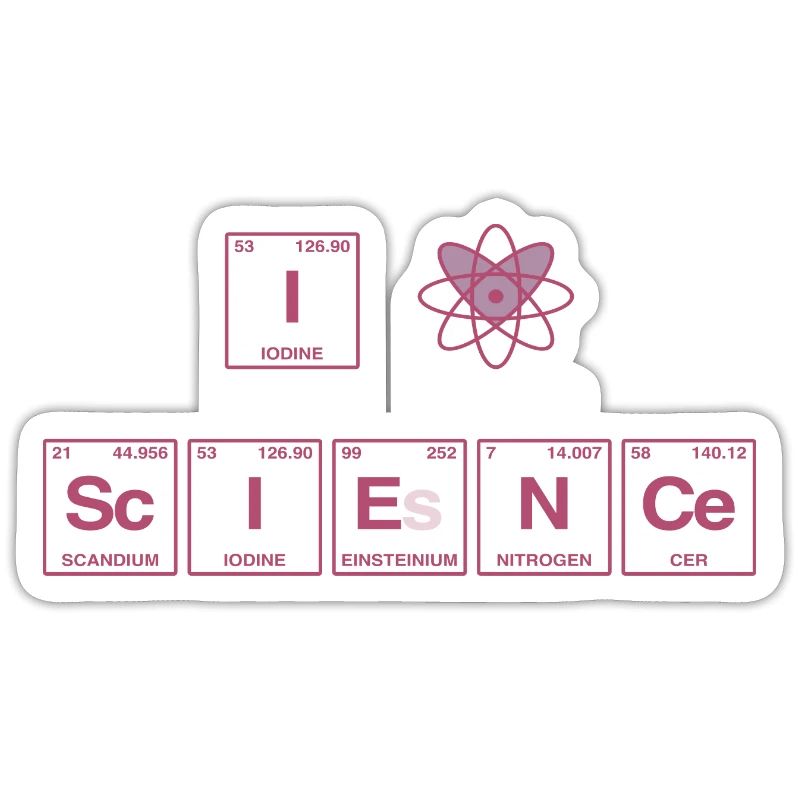 I LOVE SCIENCE - Système de perdiode d’éléments