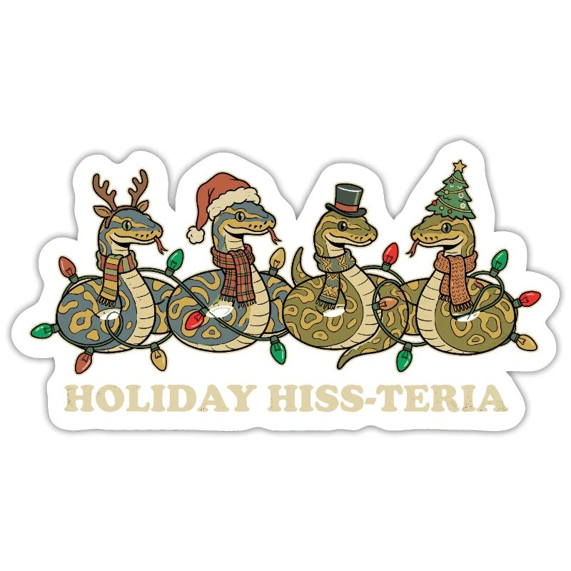 King Python Christmas Lights Gift