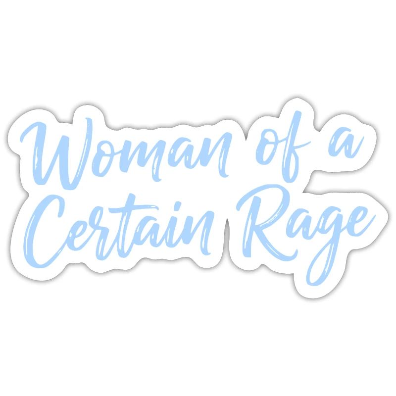 Femme d’une certaine rage Déclaration de design