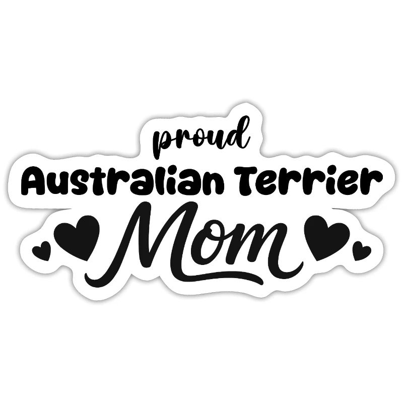  Stolze Aussie Terrier Mutter, Australischer