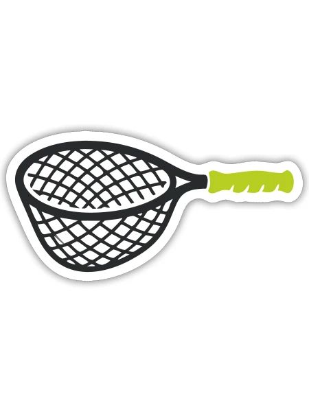Angelkescher Netz Grafik - Sticker Größe S (10 x 10 cm) - Mattweiß - Vorne