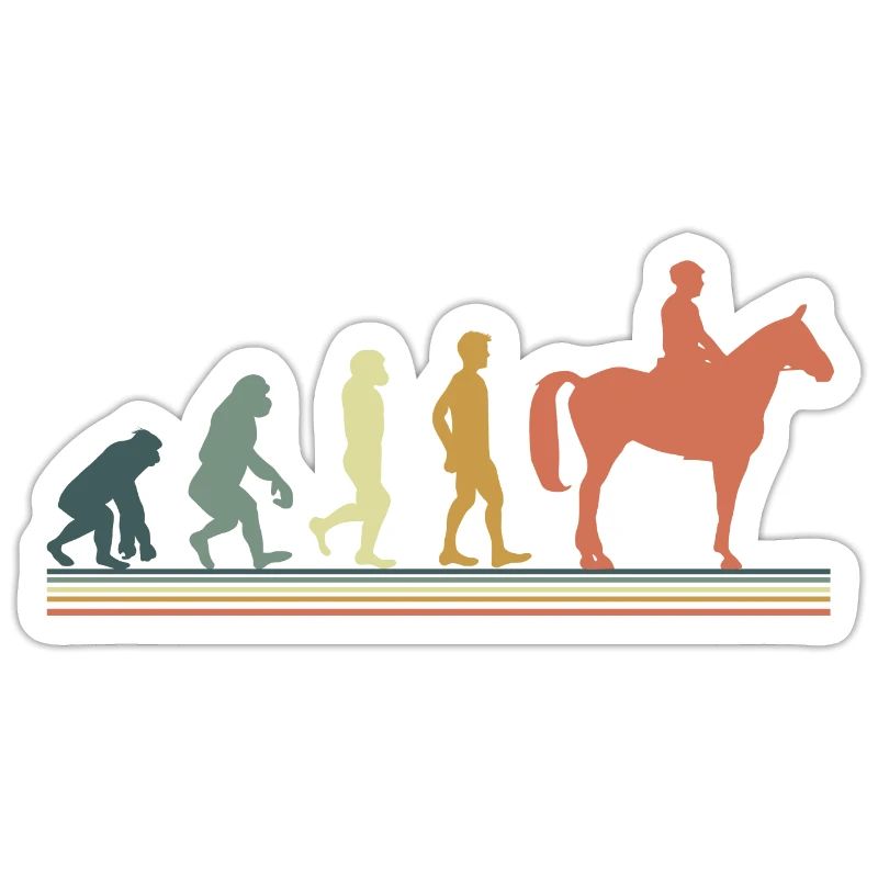 Evolution cheval