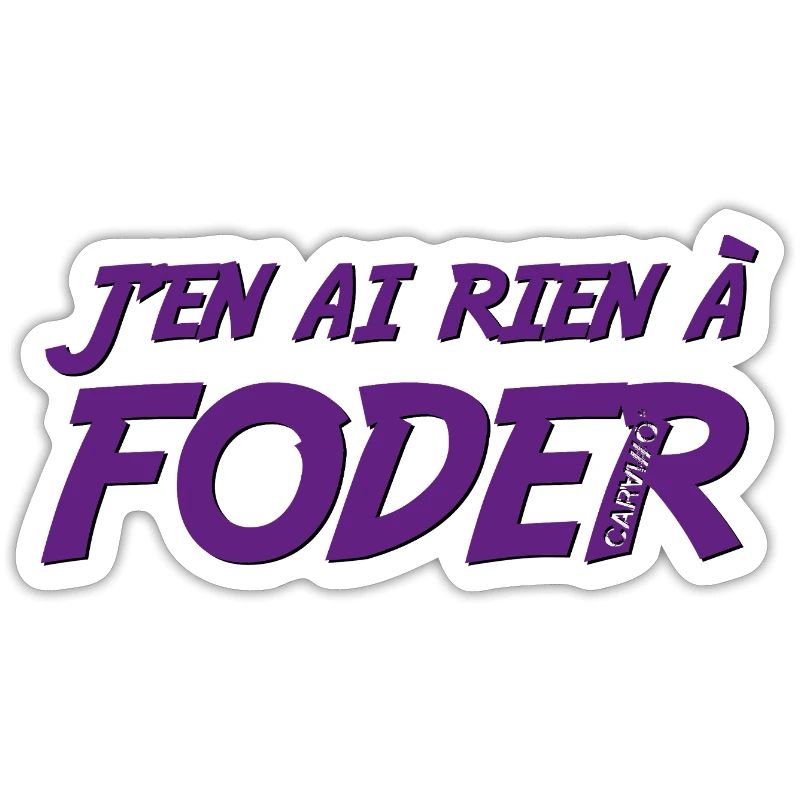 J en ai rien a foder Violet