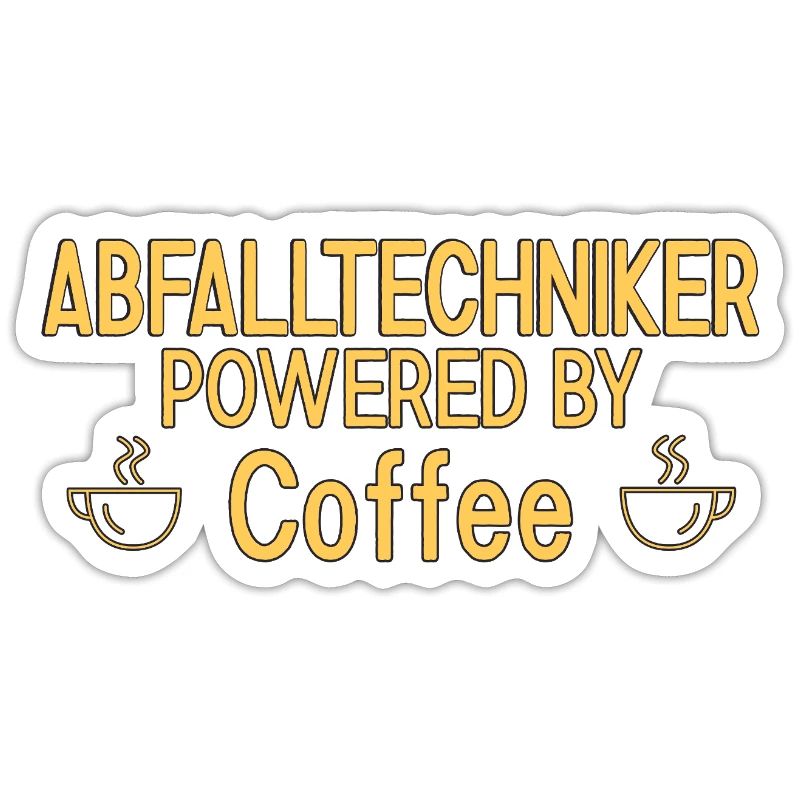 Technicien des déchets alimenté par le café