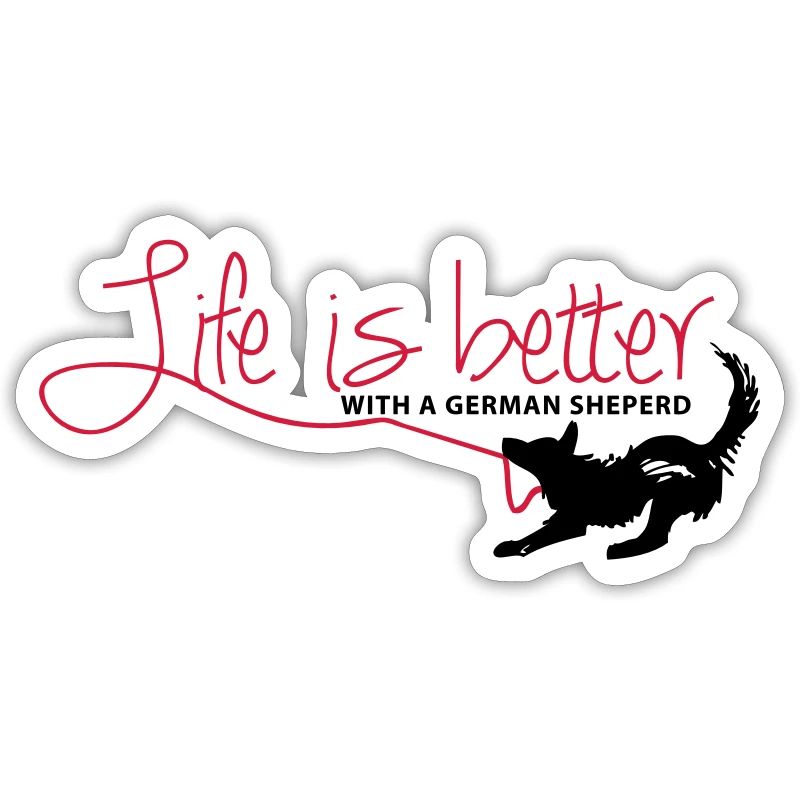 Life is better with a german sheperd!
