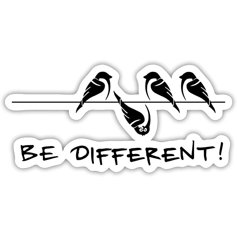 Sparrow bird be different Be different cool gift